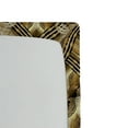 thumbnail image 3 of Ambesonne Abstract Fitted Sheet, Floral Pattern Trippy Art, California King, Charcoal Grey Pale Camel, 3 of 5