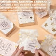 thumbnail image 3 of Christmas Gifts for Women & Teens - 8 PCS Birthday Gifts Basket Trendy Stuff w/ Fun Task Tags Make up Brushes & Bag, Advent Calendar Wrapped Gifts Box for Daughter Niece, Beige, 3 of 9