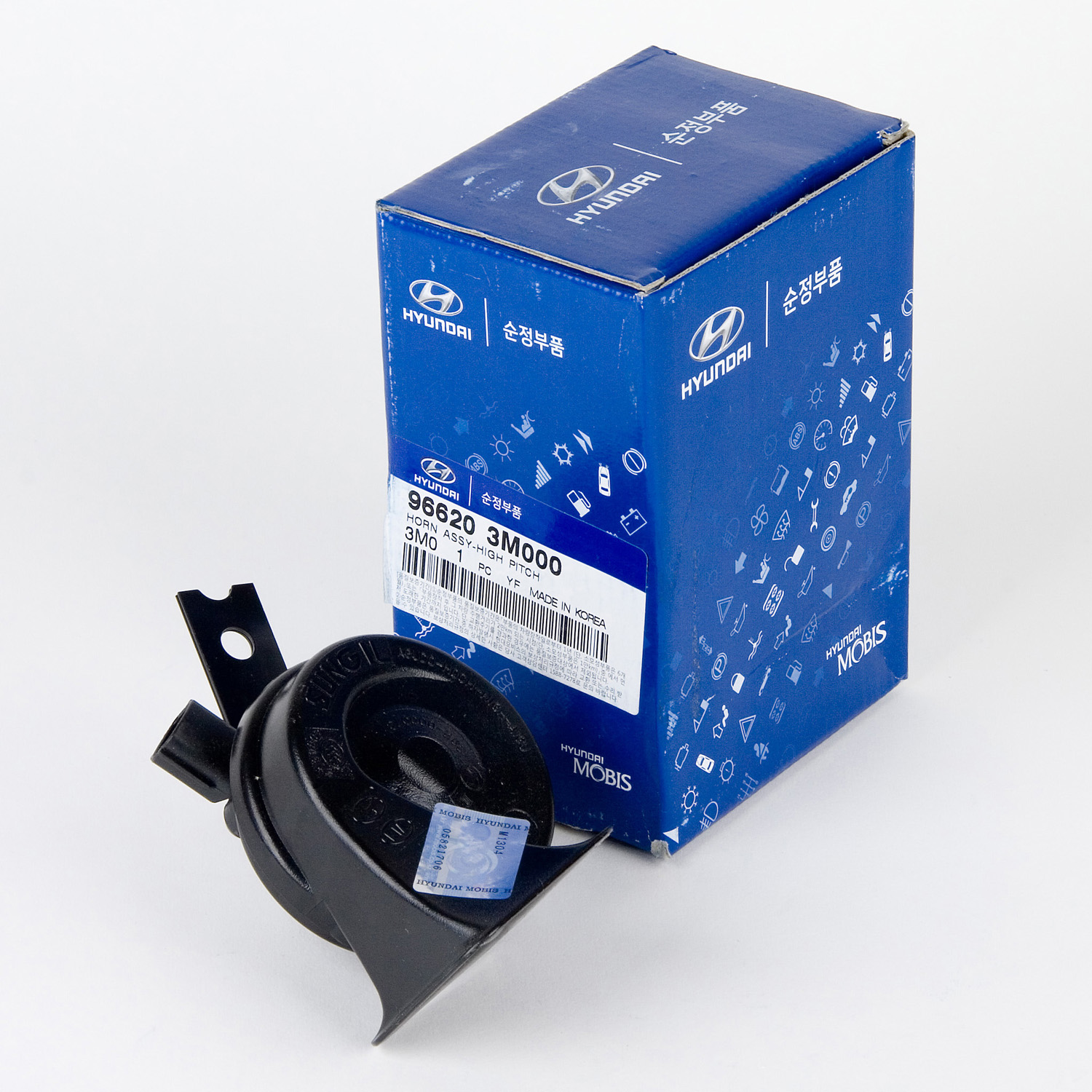 OEM Genuine OEM Hyundai Kia Horn Assembly, High Pitch 966203M000 Genuine