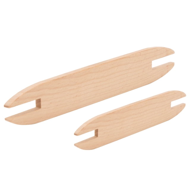 Lanzadera de madera de haya para tejer, bufanda para Jersey, accesorios para tejer tapices, 2 uds.