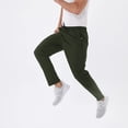 thumbnail image 4 of Pantalones deportivos de senderismo Rapoo 05 para hombre, color verde, talla M, 4 of 6