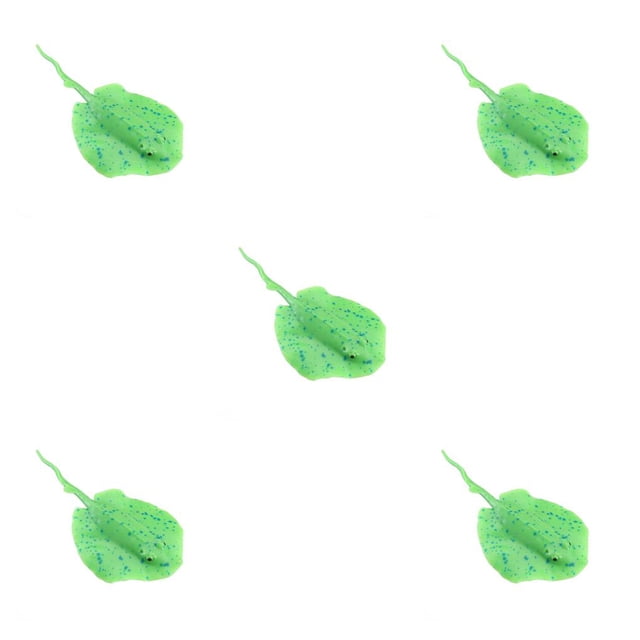 Greeniant 2019 silicona brillante acuario Artificial Manta Ray Fish Tank Fake Devil Ray ornamento acuático Type2 NO2 Greeniant CBP005601