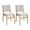 2pcs Chairs | Natural, variant on GZXS Set of 2 Stackable Dining Chairs, Linen Fabric Upholstered Side Chairs with Natural Solid Wood Legs, Space-Saving Design, Ideal for Small Area & Modern Dining Rooms