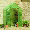 thumbnail image 4 of Gardman Walk In Greenhouse with 2 Tier Shelving Unit and Zippered Door, 4 of 7