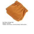 thumbnail image 3 of CSChome Storage Bag Travel Storage Corduroy Design Mini Tab Closure Polyester Comfortable Touch, 3 of 7