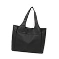 thumbnail image 4 of Bolso bolso de viaje bolso de viaje liviano bolso de lona plegable para mujeres sport gym bolso para viajes de compras al aire libre de vacaciones Negro, 4 of 8
