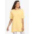 thumbnail image 5 of Woman Within Plus Size Perfect Short-Sleeve Boatneck Tunic, 5 of 5