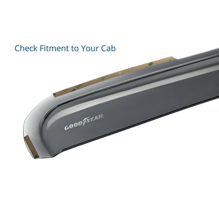 Goodyear Shatterproof in-Channel Window Deflectors for Honda CR-V (CRV) 2017-2022, Rain Guards, Window Visors for Cars, Vent Deflector, Car Accessories, 4 pcs - GY003445LP