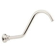 thumbnail image 1 of Moen S113NL Waterhill 14-Inch Shower Arm Polished Nickel, 1 of 2