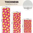 thumbnail image 4 of Yellow Lemon Fruit Slices Pink Pattern Kitchen Rugs Sets Of 3,Kitchen Runner Rugs Non Skid Washable,Decorative Kitchen Floor Mats for Kitchen,Sink,Laundry,17"x30"+ 17"x47" + 17"x59", 4 of 6