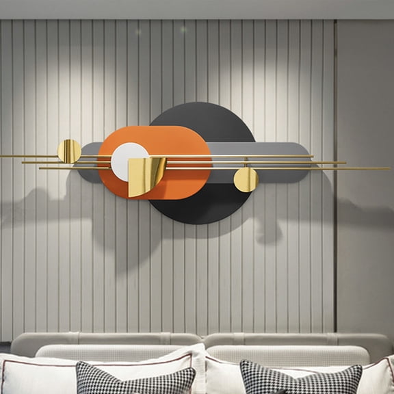 3D Metal Wall Decoration, Handmade Metal Wall Sculpture, 3D Metal Wall Decorations Leaf, Metal Hanging Decoration For Sofa Background, for Living Room Bedroom