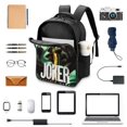 thumbnail image 3 of Joker Folie A Deux Movie Unisex Backpack Schoolbag Bookbag 2 Compartment Daypack Satchel Rucksack Travel Laptop Bag, 3 of 6