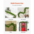 thumbnail image 6 of KFFKFF 6-FT Christmas Garland, Realistic Norfolk Pine Design, Artificial Evergreen Greenery for Holiday Indoor and Outdoor Decorations on Tables, Mantels, and Fireplaces, 6 of 9