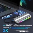 thumbnail image 3 of Carcasa M.2 NVMe/NGFF SSD Luz USB tipo C RGB para M.2 SSD 2230 2242 2260 2280, 3 of 9