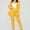 Yellow, variant on Azrian Ladies' Business Outfit Suit Set Women Business Attire 2 Piece Outfits Long Sleeve Tops Solid Long Pants Sets