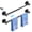 Black 2pcs, variant on Adjustable Suction Cup Towel Bar for Bathroom Wall,14.6~24 Inch Towel Racks for Bathroom, SUS304 Stainless Steel Bathroom Towel Holder
