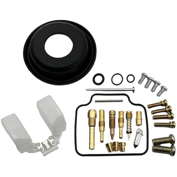 Carburetor Rebuild Kit for CA250 CMX250, Includes Vacuum Diaphragm & Float, Stable Idle