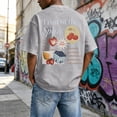 thumbnail image 5 of Fruit of the Spirit Christian Graphic T Shirts for Men Vintage Washed Oversized Tshirt Faith Back Print Religious Short Sleeve Casual Tops for Streetwear Summer, 5 of 6