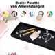 thumbnail image 5 of Advancent Organizador de bandejas de baño, solución versátil y elegante para almacenamiento de baño, bandejas de baño de silicona Juegos de accesorios de baño, 5 of 6