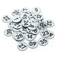 thumbnail image 6 of Aspire ABS Number ID Tags Keychains, Numbered Key Rings, Metal Key Tag Set, Pack of 50, Blue 1 to 50, 6 of 9