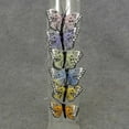 thumbnail image 3 of Box Of 6, 2.5 Inch Wide Pastel Butterfly Assortment On Elastic Band 6 Assorted Colors, 3 of 3