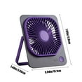 thumbnail image 3 of XGFHYJEH Desk Fan, Box Fan, Small Fan, Box Fan Clearance, Small Desk Fan, Small Fans for Desk, Portable Personal Quiet Electric Fan for Home, Plastic, 3 of 7