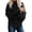 Black, variant on Sweaters for Women Trendy Winter Women's Fashion Oversized Knitted Turtleneck Nylon Cotton Plus Size Women's Sweaters Womens Tops Brown M