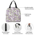 thumbnail image 2 of Kdxio Lavender Flowers Print Insulated Lunch Bag,Reusable Tote Lunch Box for Women Men,Leakproof Cooler Lunch Bags for Work Office Travel Picnic, 2 of 6