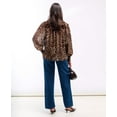 thumbnail image 4 of Leopard Printed Tie Neck Blouse, 4 of 8