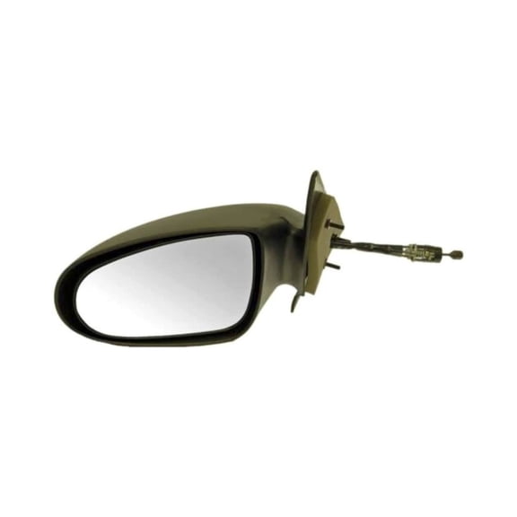 KarParts360 For Dodge Neon 1996 1997 1998 1999 Door Mirror Driver Side | Black Housing | Plastic | Manual Adjustment | Screws Attachment | Clear Glass Color | Non-powered Mirror | 4615531, 4658873