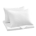 thumbnail image 5 of C&C California Embroidered Quilt Set, 100% Cotton, Breathable, Lightweight, 3-Piece, Full/Queen, White, 5 of 5
