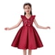 thumbnail image 2 of Vestido de lentejuelas para niña Umfun, falda para desfile de cumpleaños, manga voladora, fiesta de festival, ropa de princesa roja, 2-3 años, 2 of 5