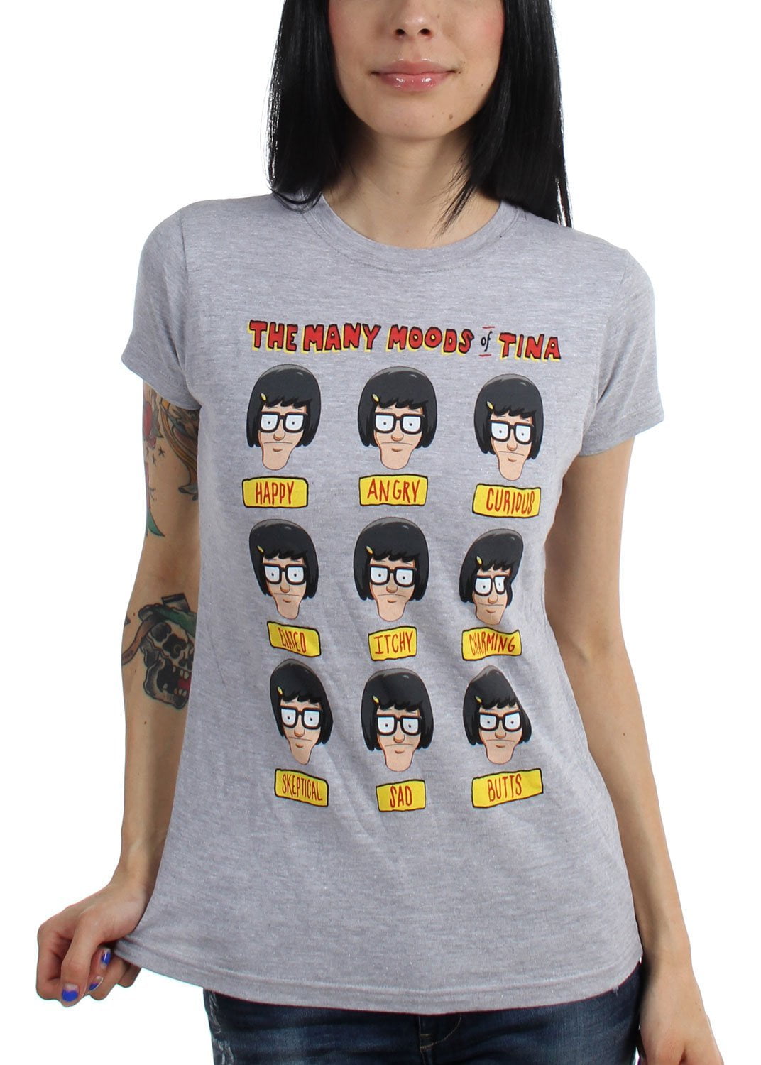 Bob's Burgers Bob's Burgers TShirt Moods of Tina Womens
