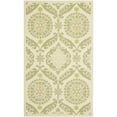 thumbnail image 4 of SAFAVIEH Chelsea Hollie Geometric Wool Area Rug, Beige/Green, 7'6" x 9'6" Oval, 4 of 8