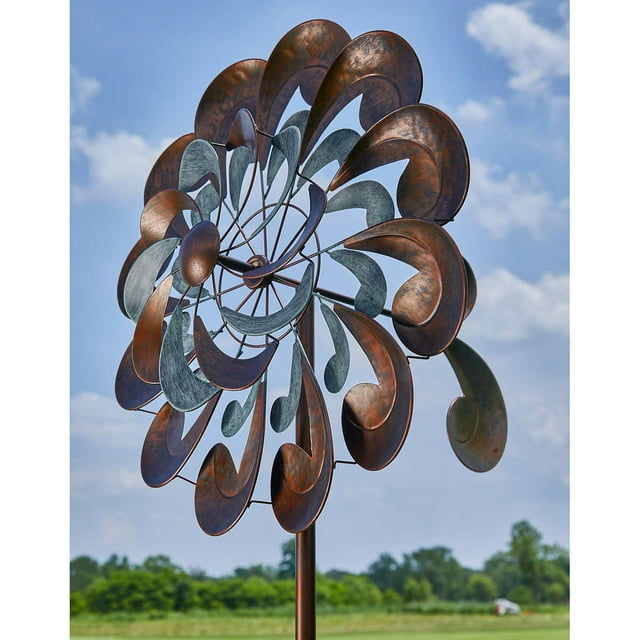 Stylecraft Outdoor Steel TwoTone 3D Wind Catcher Spinner