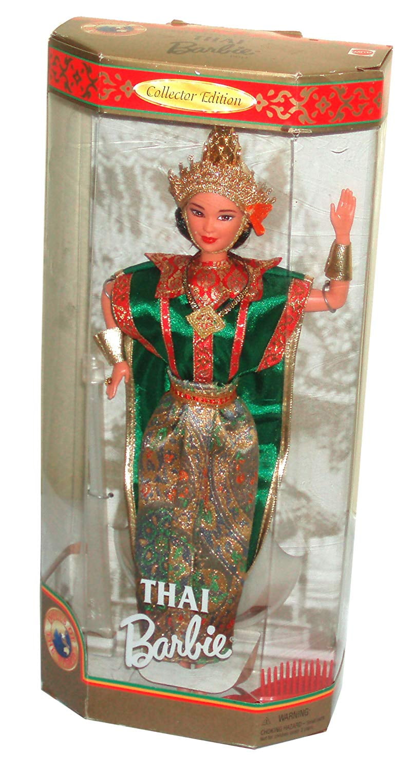 Barbie Year 1997 Collector Edition Dolls of the World 12 Inch Doll - THAI  Barbie with Thailand Traditional Outfits