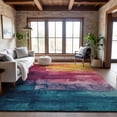 thumbnail image 6 of Addison Rugs Mayfield Premium Machine Washable Transitional Abstract Merlot Rectangle Rug, 3' x 5', 6 of 6