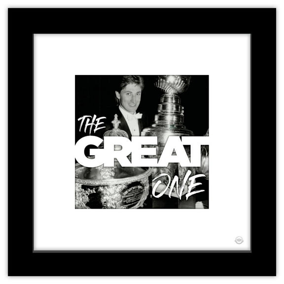 Gallery Pops Wayne Gretzky - The Great One Wall Art, Black Framed Version, 12" x 12"