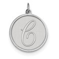 thumbnail image 1 of 925 Sterling Silver Dainty Letter C Initiale Nom Monogramme Collier Pendentif Breloque, 1 of 6