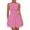 Pink, variant on Women's Sexy Backless Satin Maxi Dress V-Neck Spaghetti Strap Graduation Evening Gown