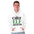thumbnail image 5 of Xmas Chief Elf Officer Santa Helper Hoodie Sweatshirt Women Men Brisco Brands S, 5 of 6