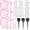 Pink, variant on NCQ 3 Sets Highlight Cap Sets, Highlighting Caps for Hair, Dye Bleach Cap With Hole And Hook, Dye Kit for Hair Frosting, Highlighting, Color Accessories (Assorted Colors)