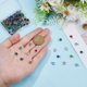 thumbnail image 3 of 112pcs Crystal Birthstone Pendants 8 Colors Round Glass Rhinestone Charms Stainless Steel Crystal Charms with Jump Rings for Jewelry Necklace Bracelets Earrings Making, 3 of 5