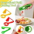 thumbnail image 2 of Grape Cutter Tool, Fruit Slicer Cuts Cherry Tomatoes & Strawberries into 4 Pieces, Fruit Quarter Tool for Salad, Cake Decoration, Kitchen Gadgets (Red), 2 of 8