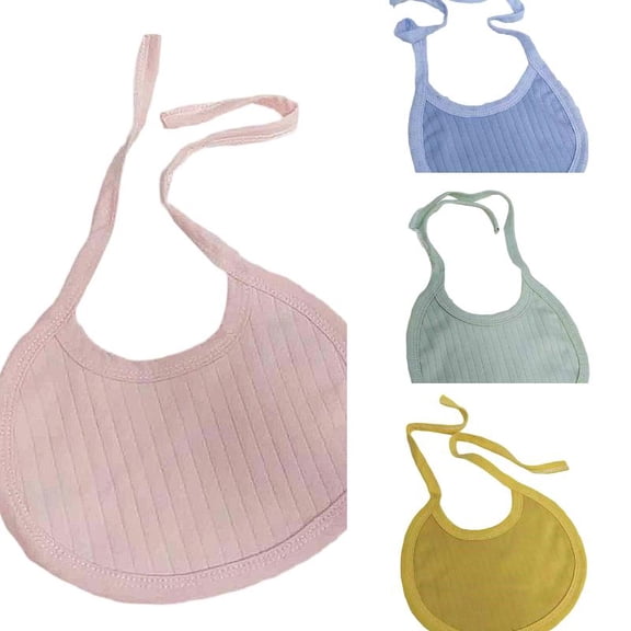 Wdgfv Muslin Baby Bibs for Unisex Boys Girls, Cotton Drool Bibs, Adjustable Bibs for Drooling and Teething 0-1 Years