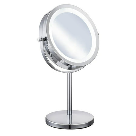 5x Magnification Makeup Cosmetic, Best Lighted Makeup Mirror With Magnification