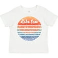 thumbnail image 3 of Inktastic Lake Erie Distressed Retro Sunset Boys or Girls Toddler T-Shirt, 3 of 5