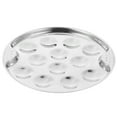 thumbnail image 4 of EeaseCA Stainless Steel Escargot Dish Server 12 Positions Baked Snail Plate Kitchen Serving Utensil, 4 of 8