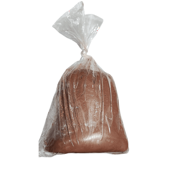 Barro para modelar Rojo 2.5 kgs amasado a mano Arcilla Profesional Tierra de Barro Arcilla Roja Amasada