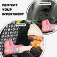 thumbnail image 3 of Husky print Mats Back Seat Protectors, Car Seat Protector Vehicle Organizers Waterproof Cover Back Seat Cover for Kids with 3 Storage Pockets 2 Pack, 3 of 5